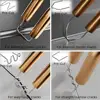 Automotive Plastic Repair Welding Nail 3000PCS/1200PCS/600PCS Pre Cut Wave Staples Bumper Repairs Hot Stapler Plastic Welders 3