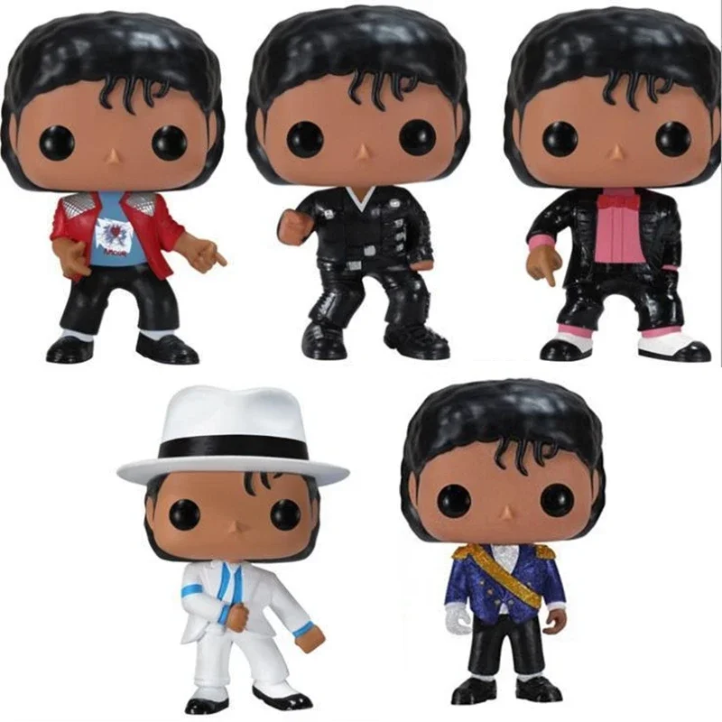 thumbnail image 4 of Figuras FUNKO POP Michael Jackson #22 #23 #24 #25 #26 BEAT IT Michael Jackson #345 #352 #359 Colección de fans Modelo de juguete para regalo, 4 of 5