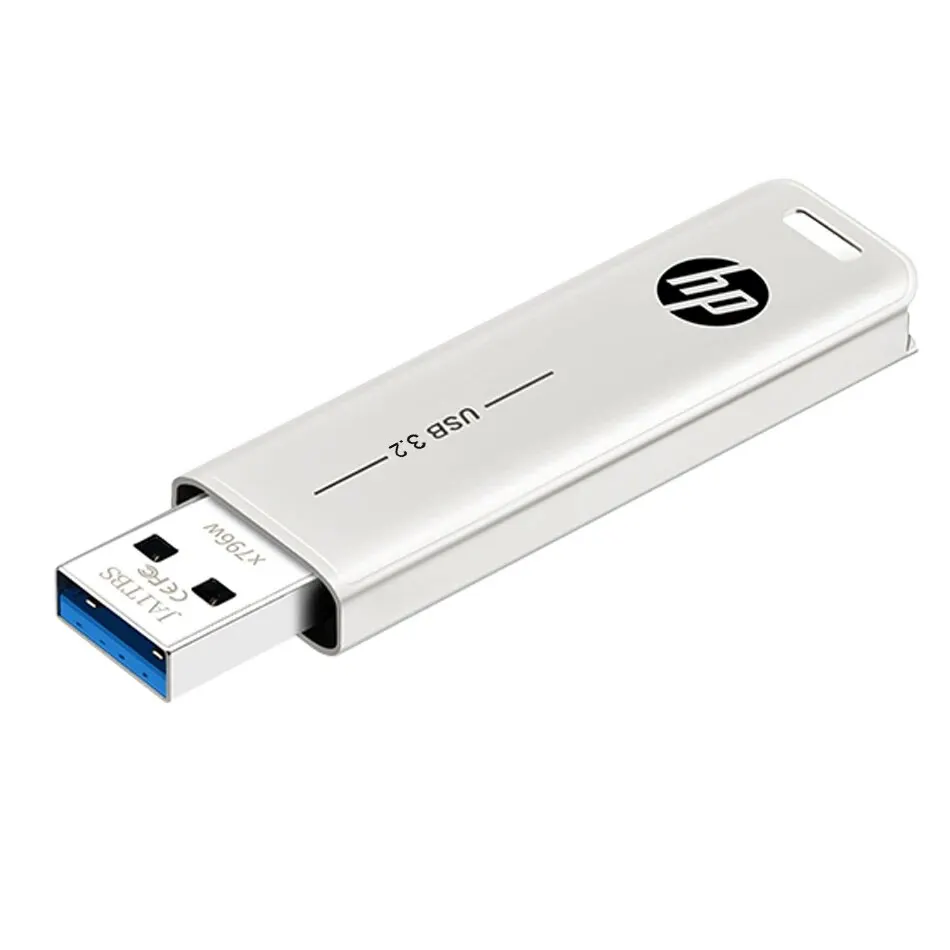 HP USB Flash Drive 3.2 32GB 64GB High Speed Sticks External Storage Metal Pen Drive Creative Personality Car Music 1