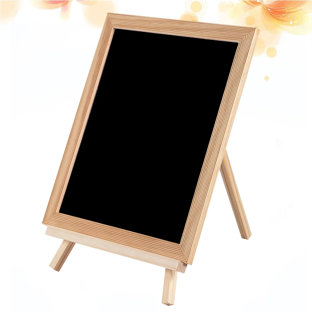 Children Drawing Board Kids Art Easel Single Sided Magnetic Writing Blackboard Bracket For Kids Gift Black Writing Blackboard