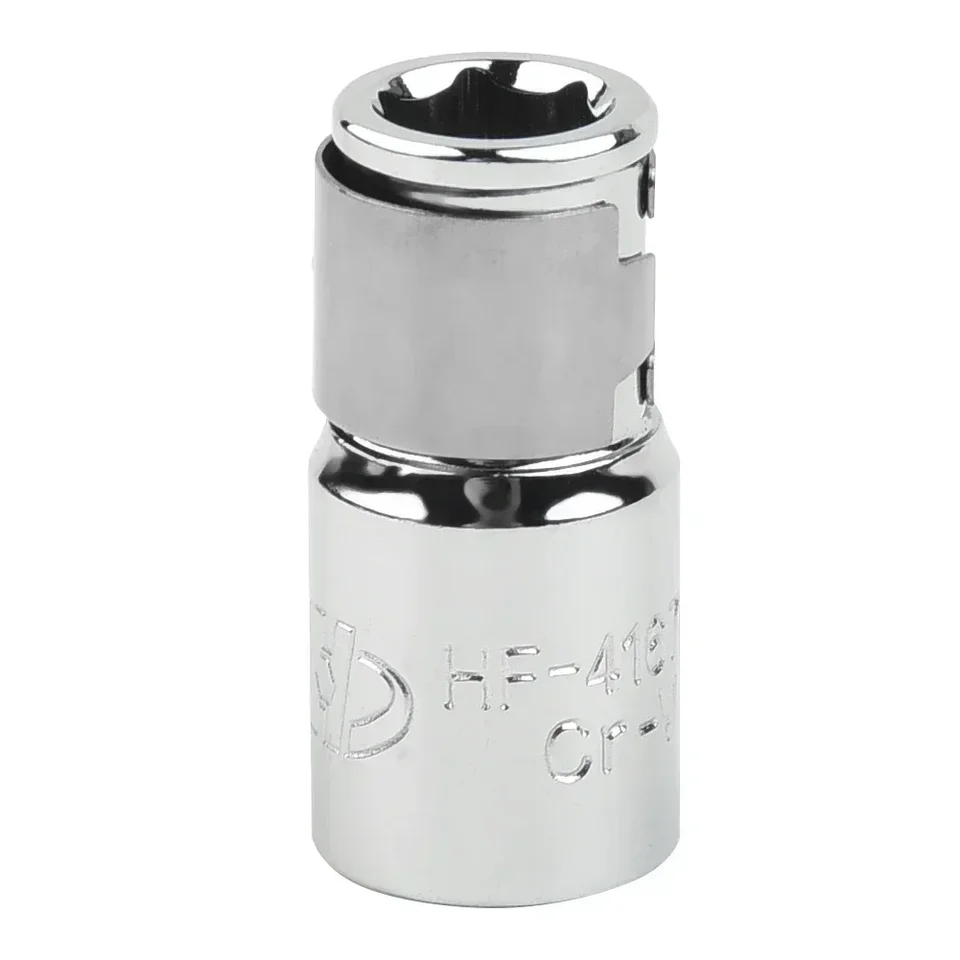 4PC 1/4" Square Drive To 1/4" Hex Bit Adapter Set - Steel Socket Bit Holder For Drill/Driver - View #5