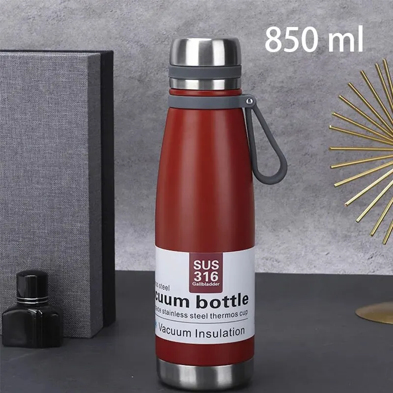 Premium Insulated Stainless Steel Thermos Bottle - Large Capacity Travel Flask