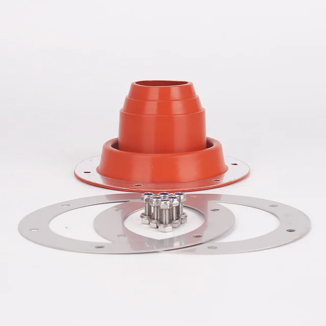 Silicone Hot Tent Stove Jack Camping Wood Stove Jacket Hole Fire Resistant  Tube Red Outdoor Camping Accessory - AliExpress