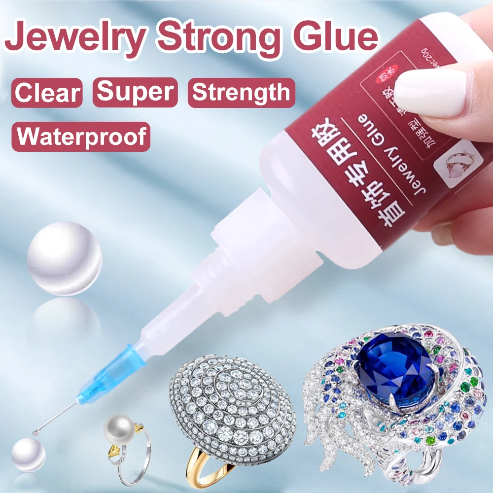 Professional Super Glue DIY Jewelry Making Ring Rhinestone Earring Strong Instant Contact Adhesive Second Cyanoacrylate 502 Bond 2
