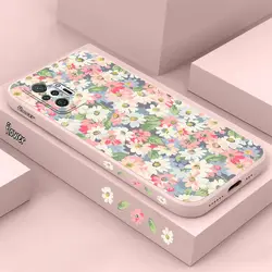 Custodia per telefono in silicone con design floreale vibrante