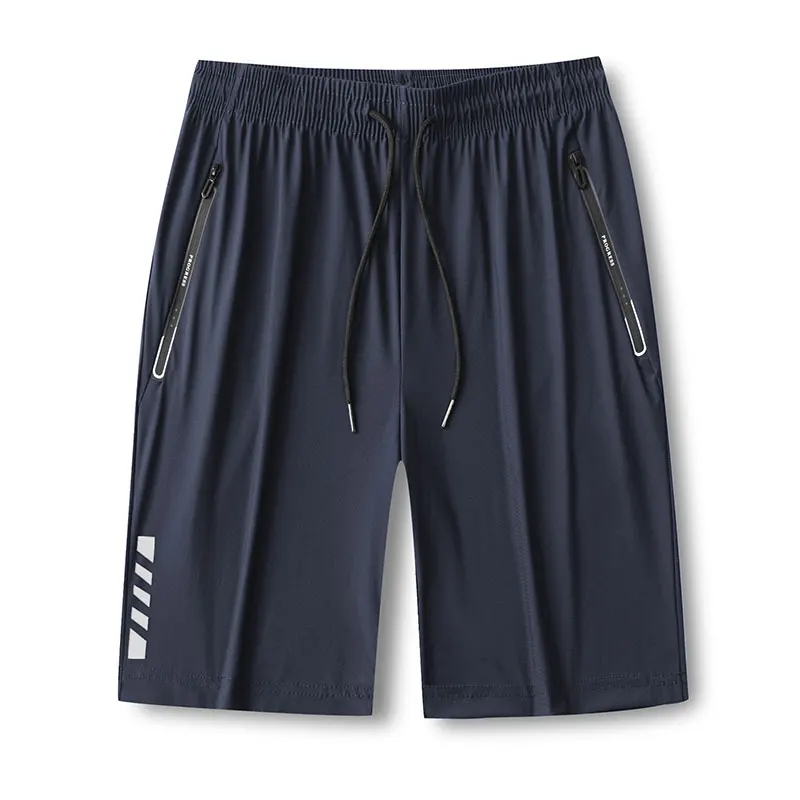 2024 Elegant Fashion Harajuku Slim Fit Ropa Hombre Loose Thin Style Sports Shorts Solid Pockets Straight Cylinder Casual Shorts