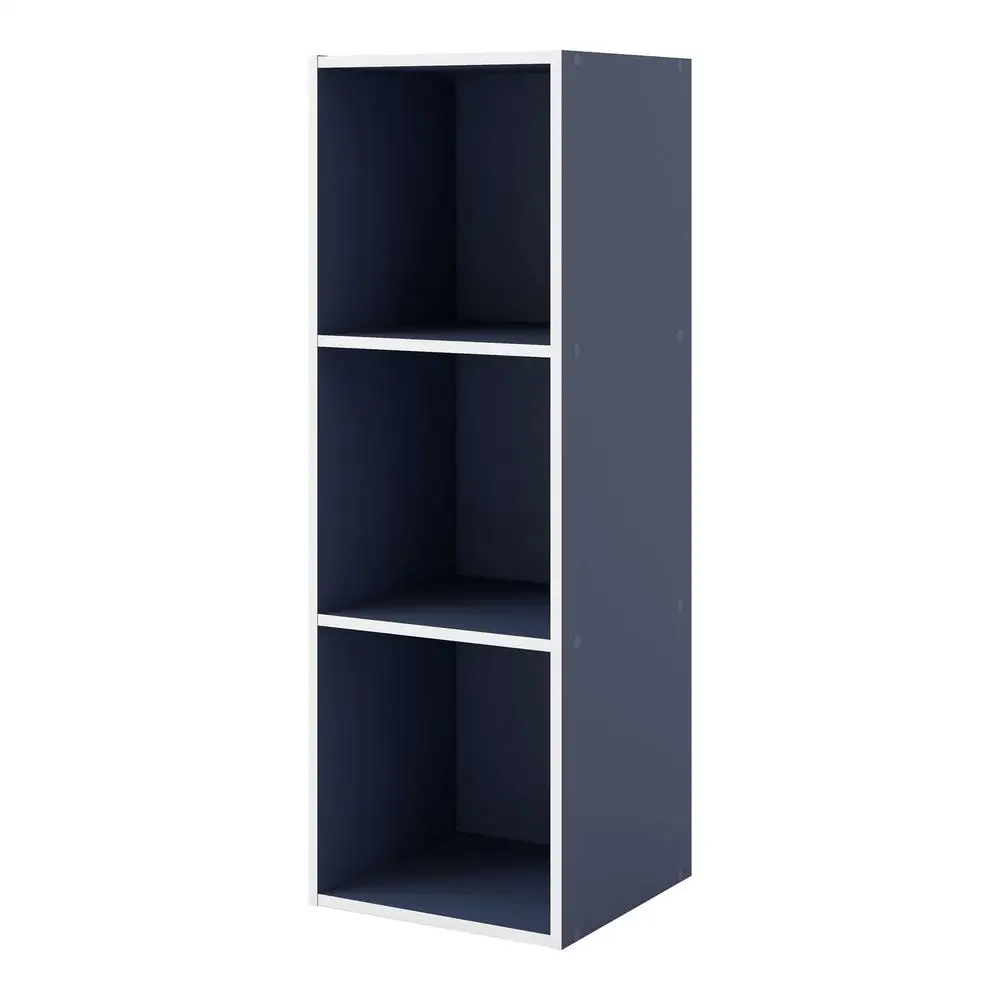 Stackable Cube Storage Shelves Wood Bookcase Modern Organization Solution Living Room Office Dorm Room Easy Assembly 2