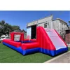 Giant Inflatable Soccer Field Football Pitch Sport Bumper Ball Inflatable Soccer Paintball Area Playground For Shooting Game 2