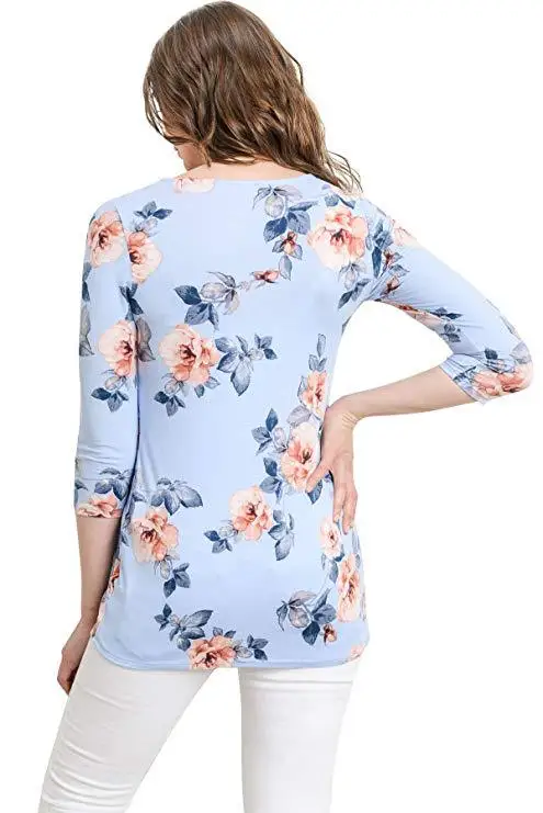 Рисунок 5 - Свободная блузка для беременных с длинным рукавом