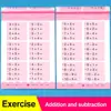 80 Pages/Book Addition Subtraction Children's Learning Mathematics Workbook Handwritten Arithmetic Exercise Books 4