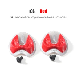Enhanced Road Cycling Shoe Heel Cleat Repair Kit (106 - Red Heel)