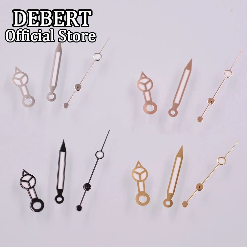 Miuksi 39mm Silver Watch Case Domed Sapphire Fit NH35 NH36 NH34 ETA2824 PT5000 E