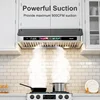 Cabinet Range Hood 36 Inch with Voice/Gesture/Touch Control, 900 CFM Kitchen Hood Vent with 4-Speed Exhaust Fan 3