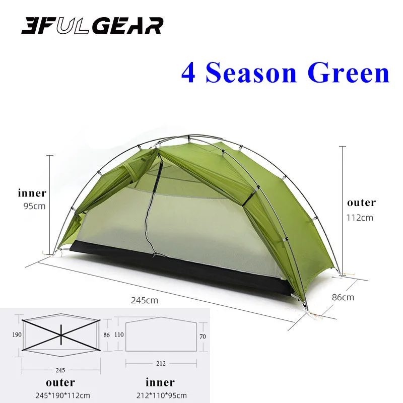 3F UL TAICHI 1 شخص No-See-Um 3 الموسم/4 الموسم الت...