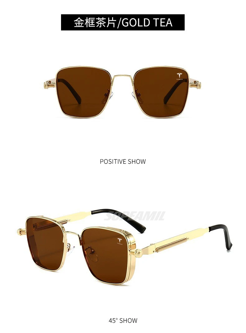 For Tesla Model 3 Model Y Model S Model X Cybertruck Roadster Car High-end Men Women Sunglasses UV Protection Driver's Goggles