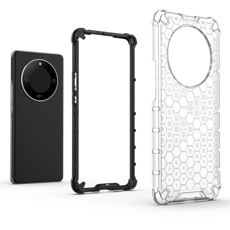 Shockproof Honeycomb Hard PC Protection Bumper Case - 6.78 inch