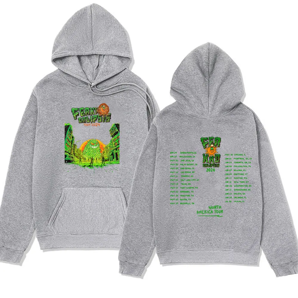 Rapper Feid Ferxxocalipsis Tour 2024 Graphic Hoodies High Street Hip Hop Trend Sweatshirt Men Women Fashion Long Sleeve Pullover