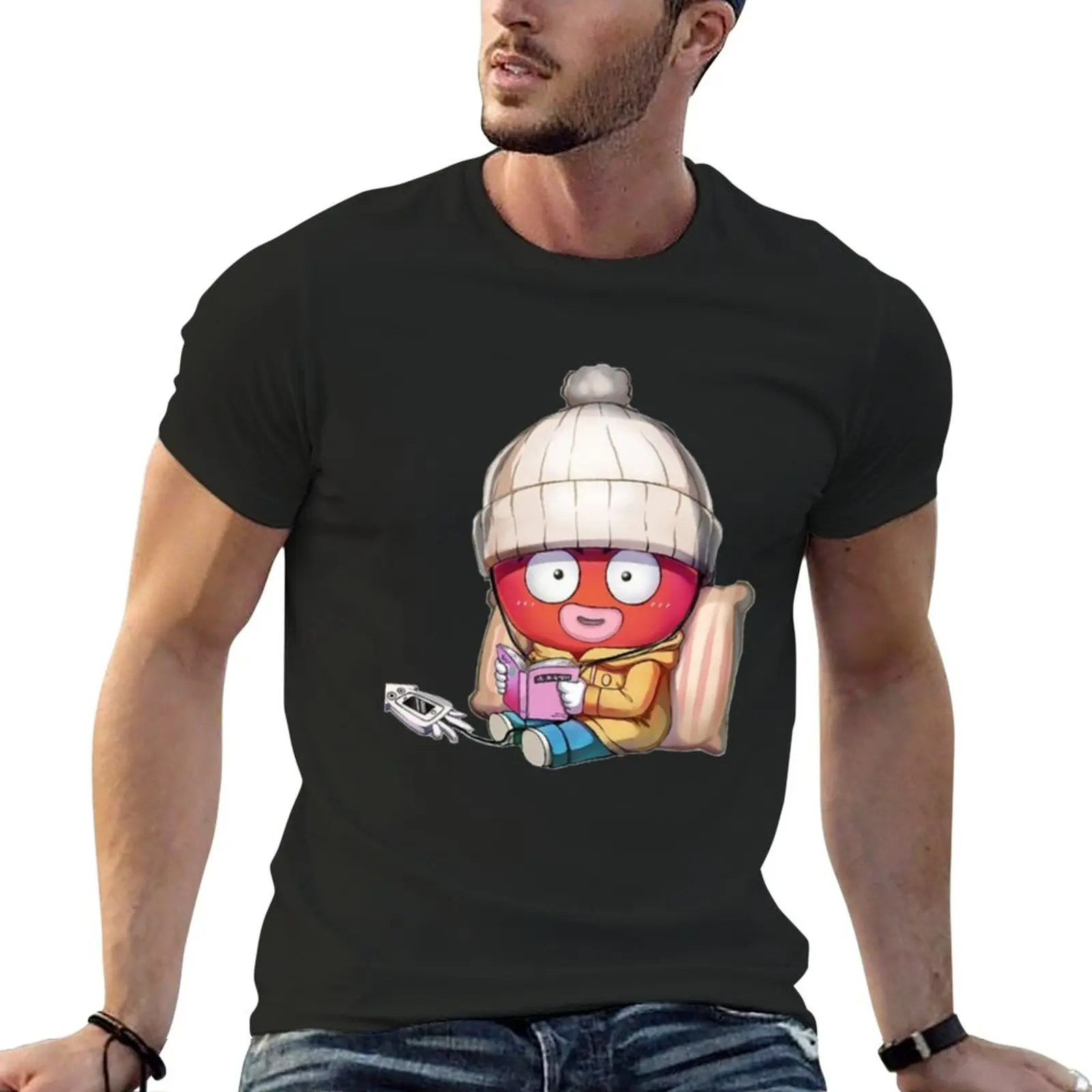 

Ikalgu T-Shirt summer tops Oversized t-shirt korean fashion mens t shirts