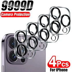 4 - Pack Ultra HD Full Cover Camera Protector Glass - Enhanced Night Clarity - Tempered glass (For iPhone 12 Mini)