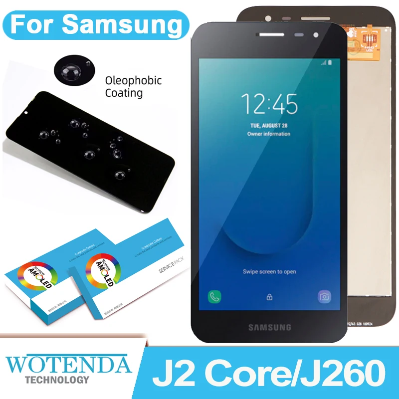 SUPER AMOLED 5 ''для Samsung Galaxy J2 pro 2018 J250 J250F ЖК-дисплей и сенсорный экран дигитайзер в