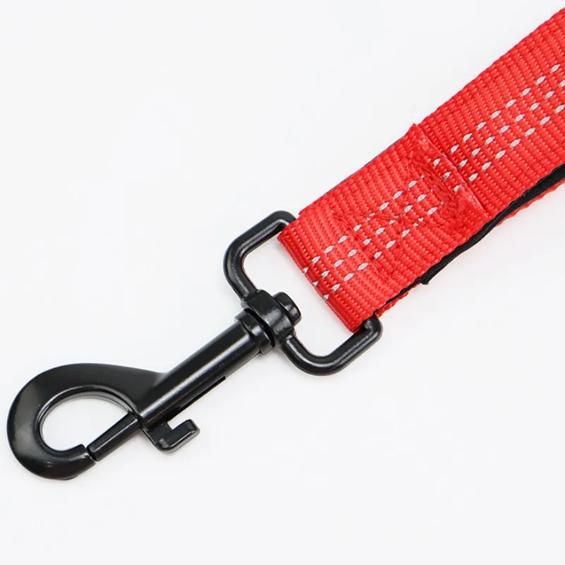 Dog Leash Short Comfortable Handle Leashes 30cm Reflective Belt for Dog Walking Nylon - PeticaDeals