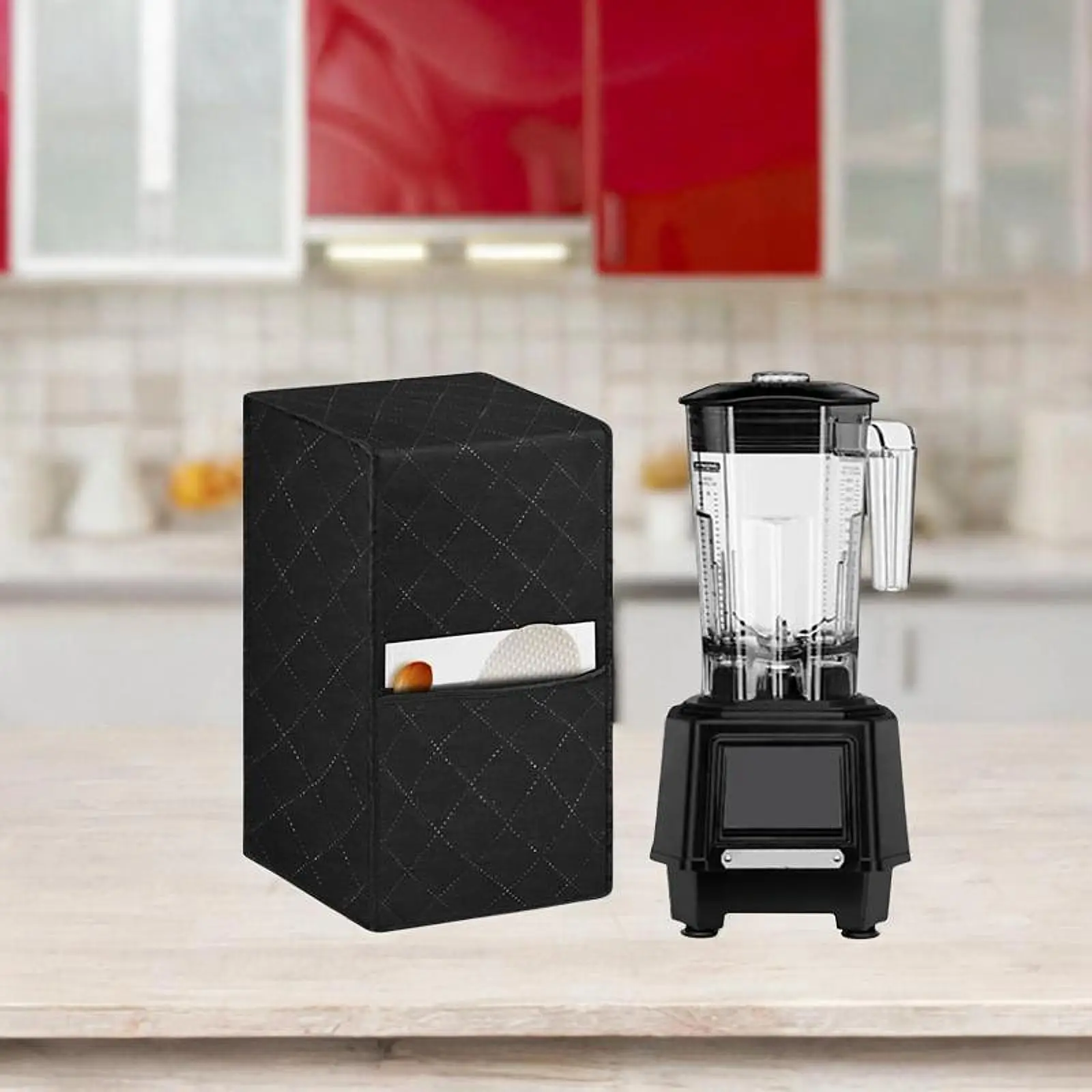 Blender Dust Cover with Pocket Dustproof Anti Fingerprint Home Stand Mixer Protector Blender Cover Coffee Maker Appliance