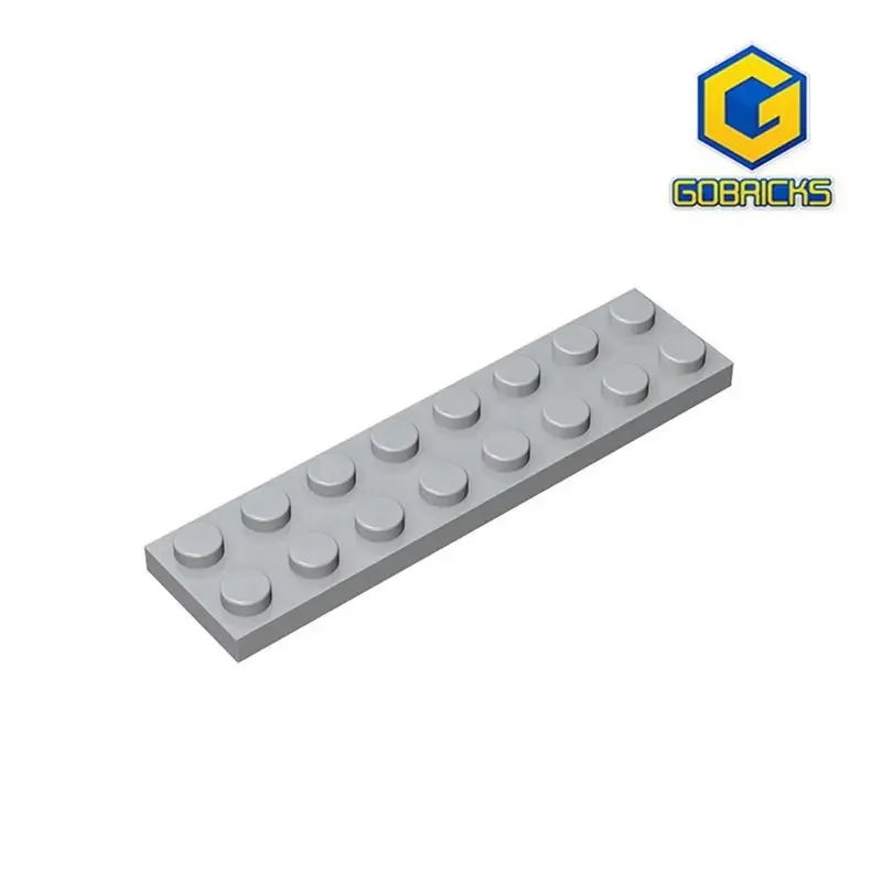Gobricks GDS-513 Platte 2 x 8, kompatibel mit Lego 3034 Teilen, DIY-Baustein für Kinder, Partikelplatte zum Selbermachen