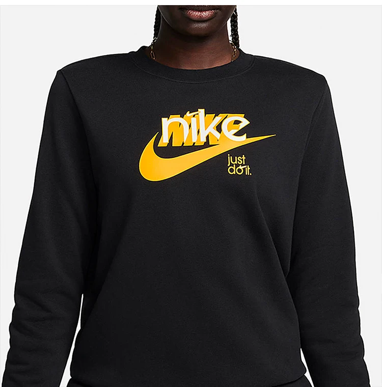 Nike Offizielles Original 2024 Frühjahr Neues Damen-Strick-Freizeit-Pullover-Sweatshirt FN3629-010 – Detail 5