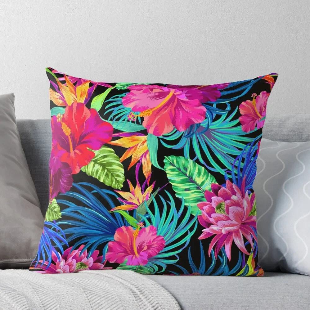 

Drive You Mad Hibiscus Pattern Throw Pillow Decorative Cushions For Luxury Sofa Sofa Cushions Cover Sofa Cushion