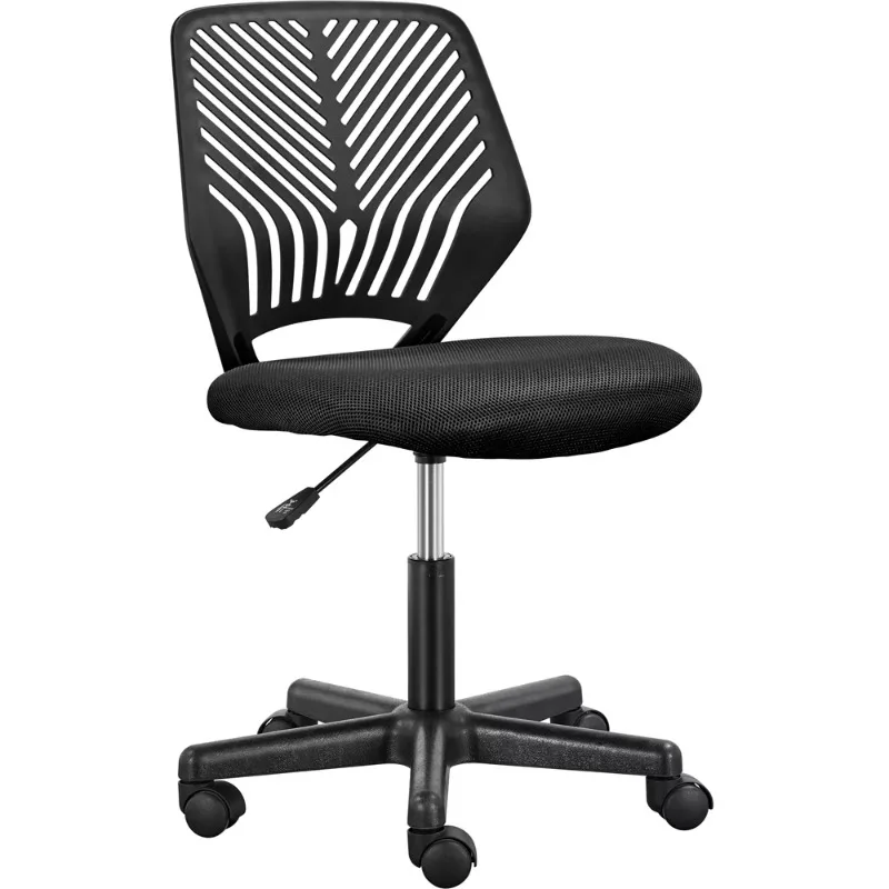 adjustable-armless-mid-back-office-chair-black