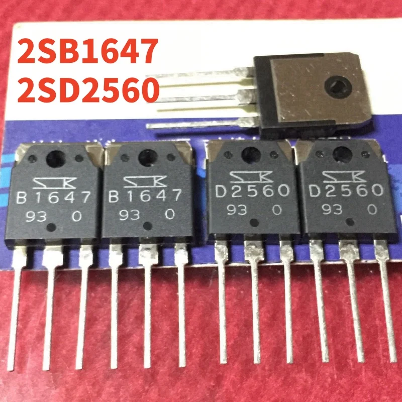 5 pairs/10 pcs new original (5pcs 2SB1647+5pcs 2SD2560) 2SB1647 2SD2560 B1647 D2560 Audio amplifier pairing tube