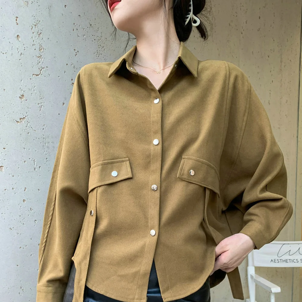 

Leisure Autumn Street Women's Loose Long Sleeve Fashion Women's 2023 Women's Top Elegant Coat