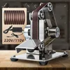 Belt Sander Polishing Grinding Machine DIY Mini Electric Belt Machine 220V/110V Waterproof Belt Sander with 7 Speed Control 1