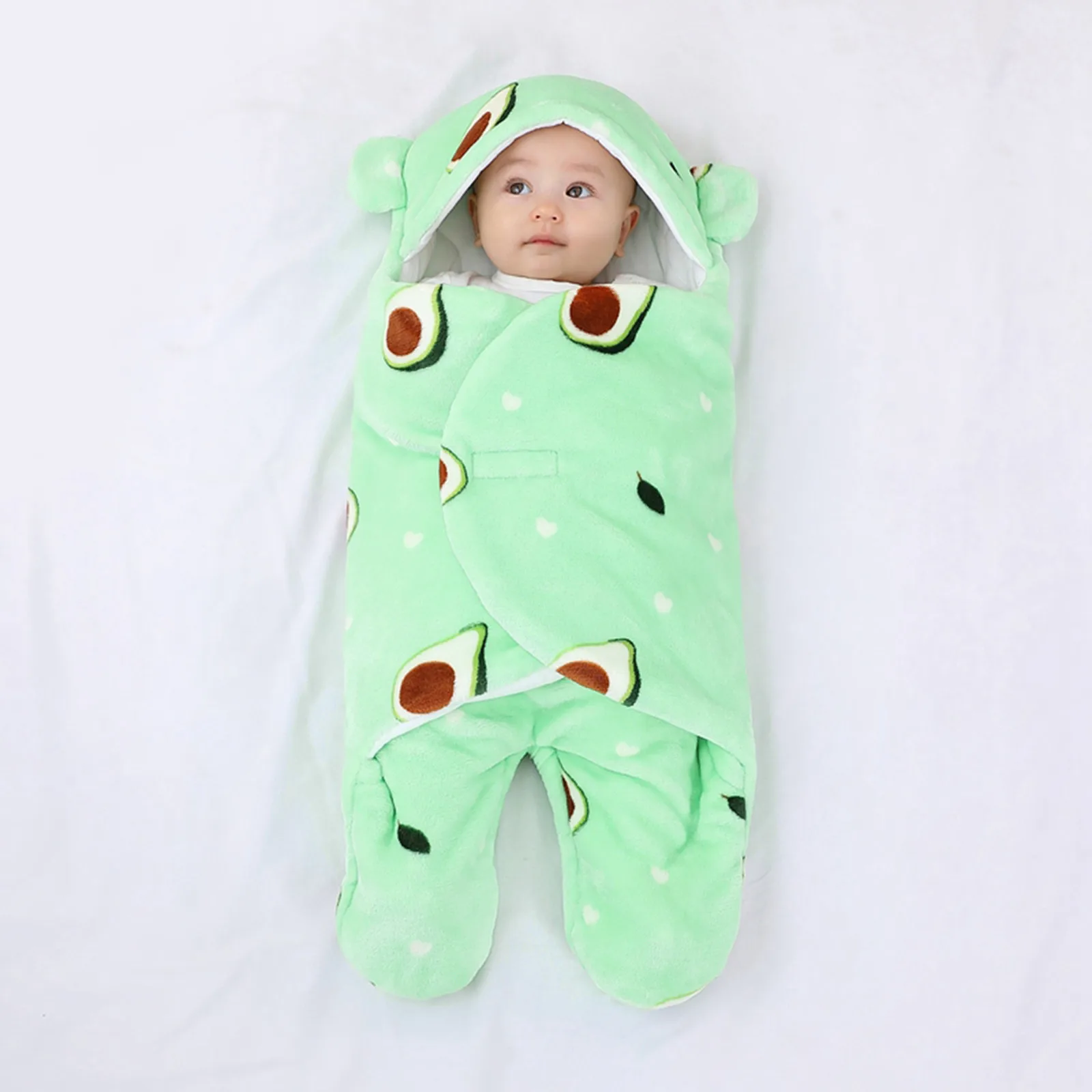 

Baby Neutral Stuff Infant Baby Boys Girls Cartoon Dinosaur Swaddle Wrap Printed Sleeping Blanket Thick Fleece Warm Large Boy