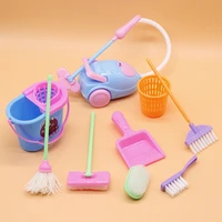 1Set(9pcs) Play House Toddler Cleaning Set for Girls Toddlers Boys Pretend Play Tools Play House Role-Play Toy Set 1