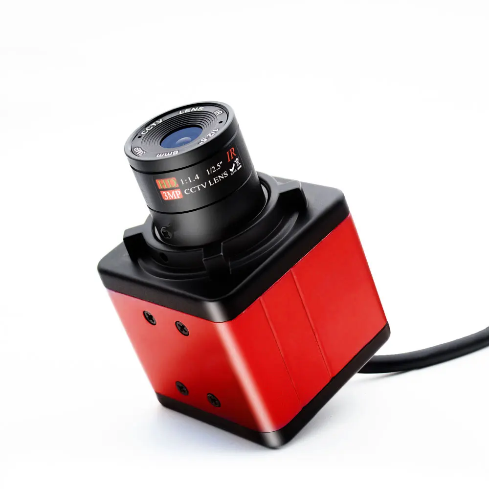 Global Shutter USB Camera 1080P 90FPS Industrial Metal Box With Fixed Focal Lens