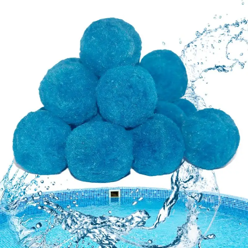 

Hot Tub Filter Ball 1 Bag Durable Reliable Fiber Swimming Pool SPA Hot Tub Filter Sand Alternative Household Supplies