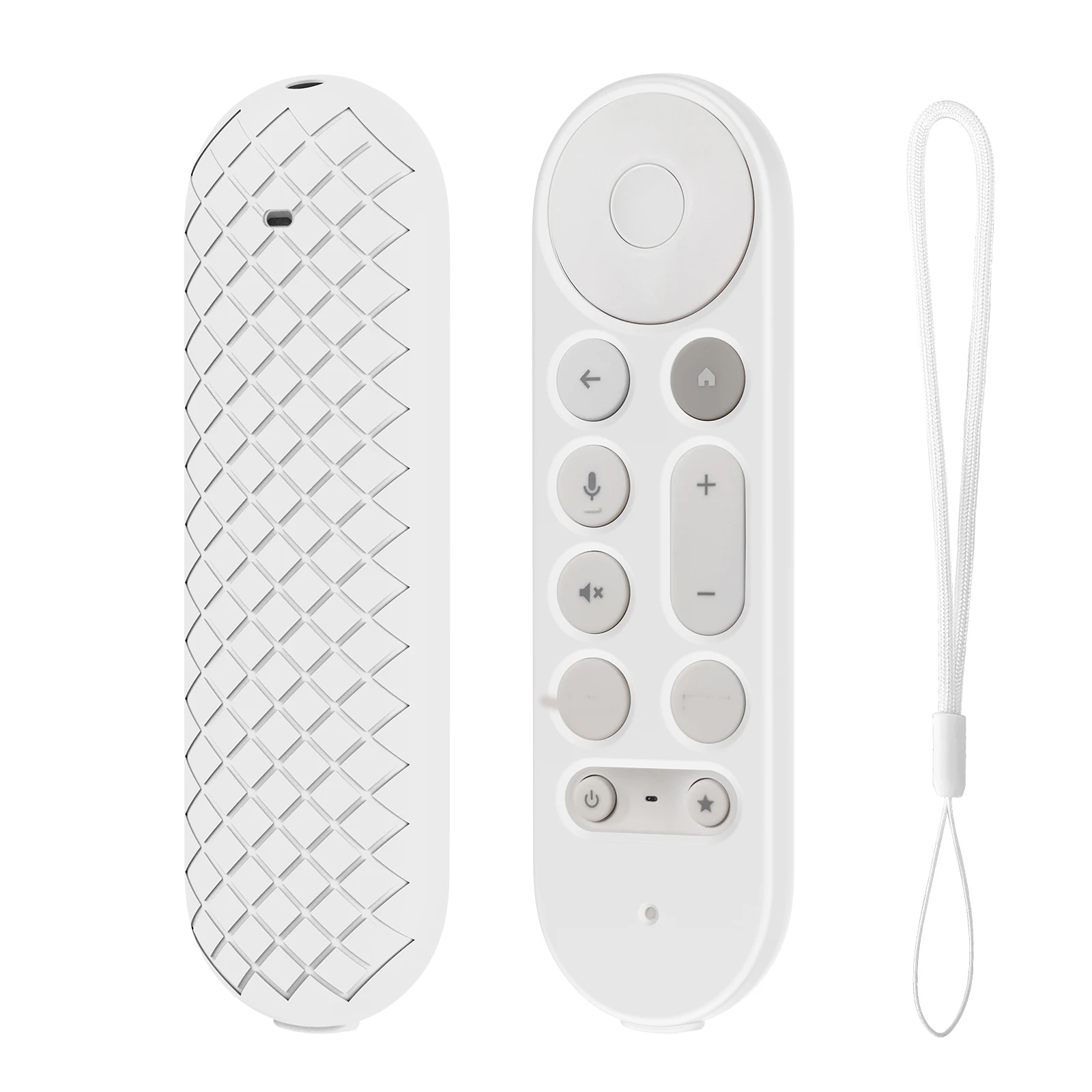 Silicone Remote Controller Cases Protective Covers For Google TV Streamer 4K TV 2024 for Google GY3LE Remote Controller 2