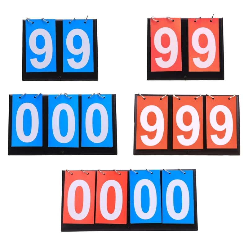 

G92F Multi Digital Flip Scoreboard Tabletop Portable Sports Scoreboard for Football Volleyball Basketball Badminton Tennis