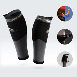 High - Performance Compression Calf Sleeves - Ultimate Leg Support for Sports & Fitness Activities (BLACK)