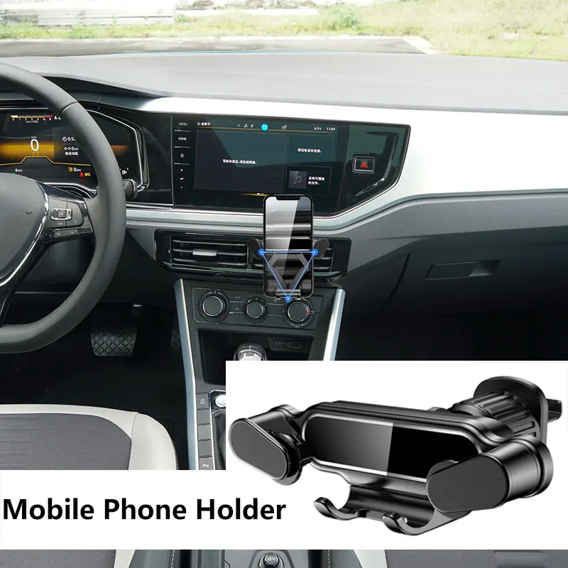 Gravity Car Phone Holder For Volkswagen Polo 6r 9n Air Vent Clip
