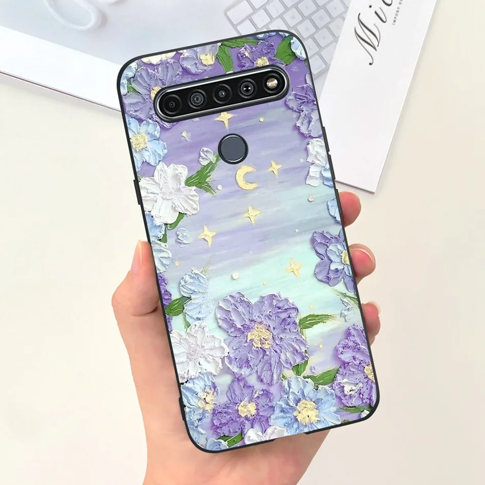 Cute Cat & Dinosaur Soft Black Silicone Shockproof Bumper Phone Case