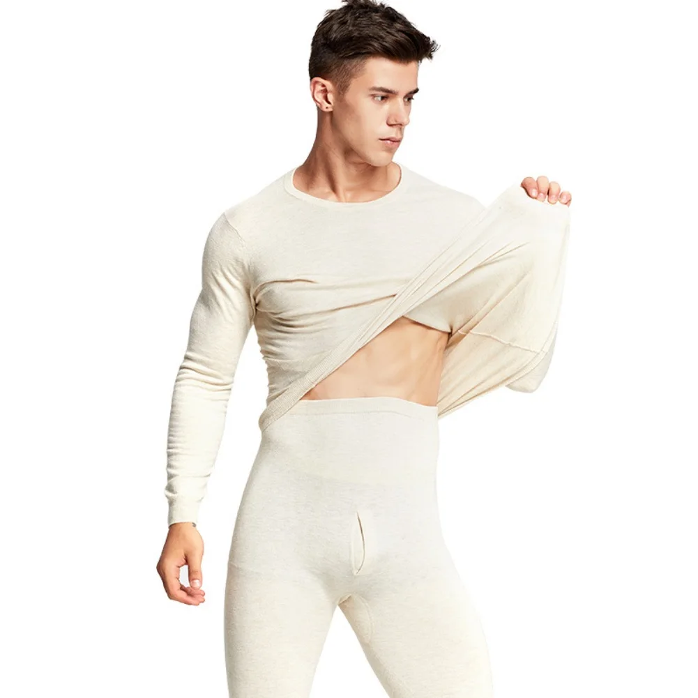 white cashmere underwear set men clothes women winter thermal sets thermo second skin inner wear woman clothing mens long johns