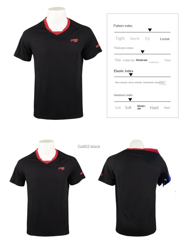 DHS Table tennis clothes sportswear long sleeve ping pong t-shirts Sport Jerseys tops women men