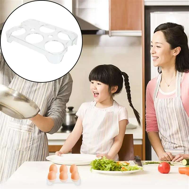 Kitchen Box Holder Tray Transparent Storage Bin Containers for Food Box Holder Dispenser Tray 6/8 kitchen storage container
