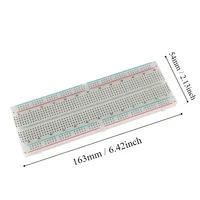 MB-102 Breadboard 400 700 750 830 Holes Solderless PCB SYB-170 Mini Test Board ZY-204 Bread board Jumper Wire Diy Electronic Kit - Image 3