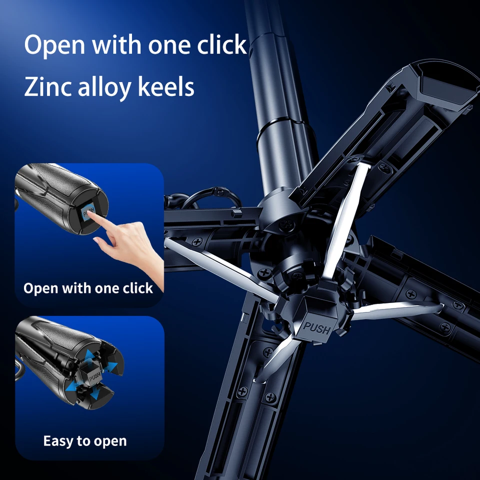 Portable Bluetooth Selfie Stick Tripod With Remote, Foldable Phone Holder Stand For IPhone & Smartphones, Mini Keychain_voghion.com