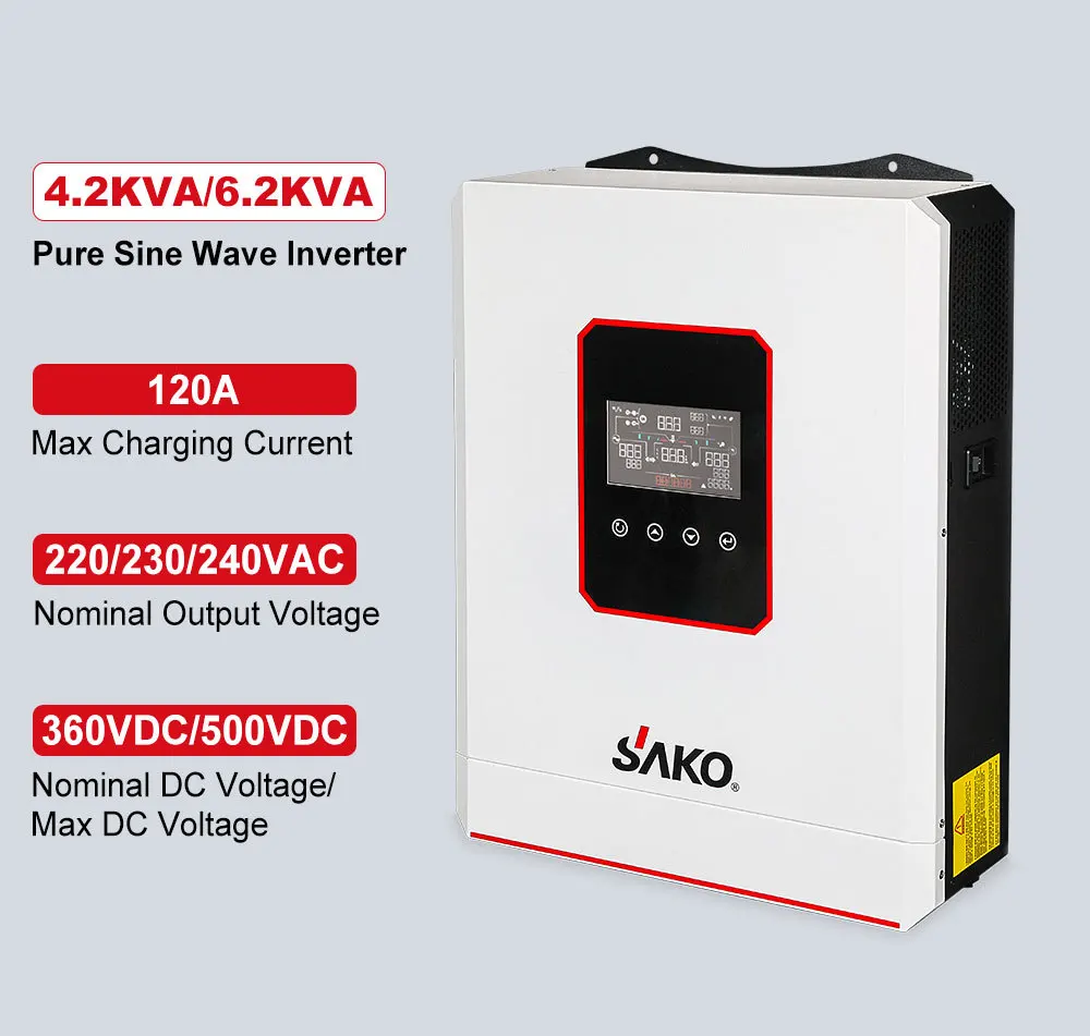 6.2KW Solar Inverter MPPT Controller Reverse Control Integrated Machine Is Highl