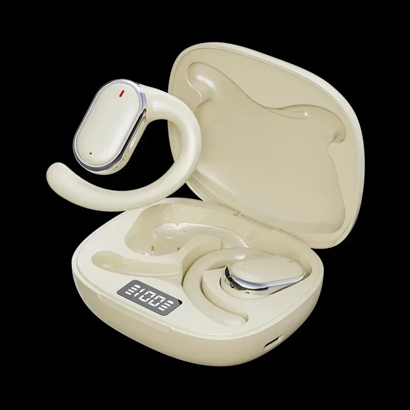 Wireless Bluetooth Ear Hanging Headphones Noise Reduction_voghion.com