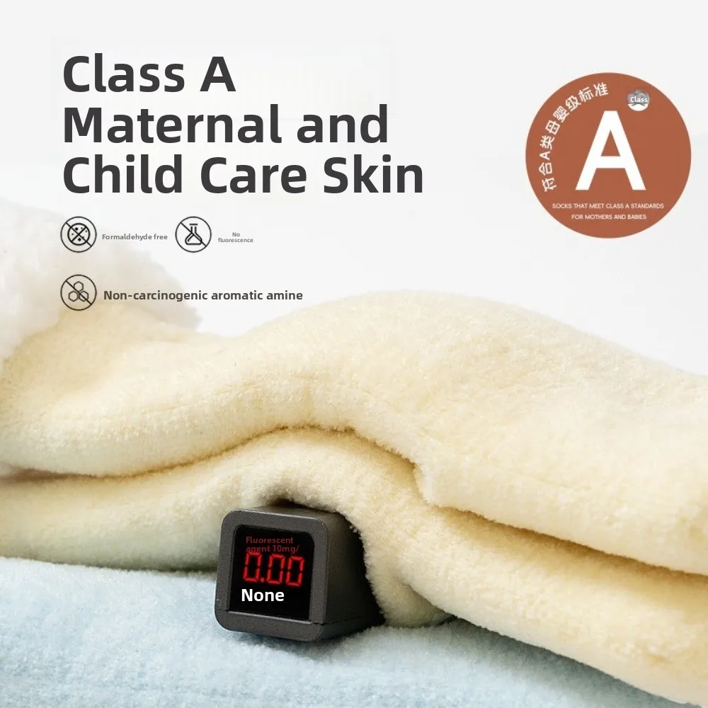 Boneless Winter Fleece Socks Non-squeezing Warmth Tools Mid-calf Socks Plus Velvet Sleep Socks Loose-fitting